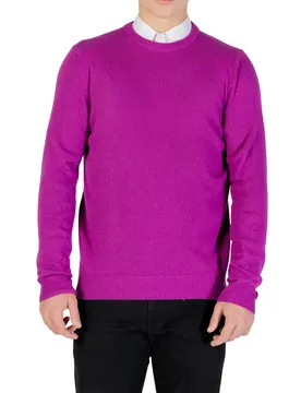 Herren Pullover Fuchsinrot 498939