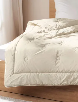 Woll-Steppbett - Natur - male - Size: 135 - Frankenstolz - FashionsVida