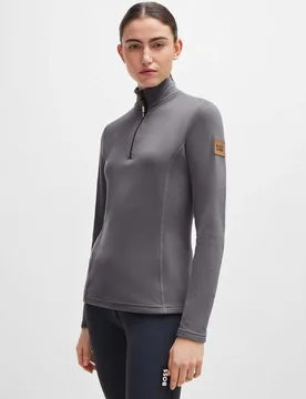 Equestrian Damen Fleeceshirt NIKA grey M - BOSS - FashionsVida