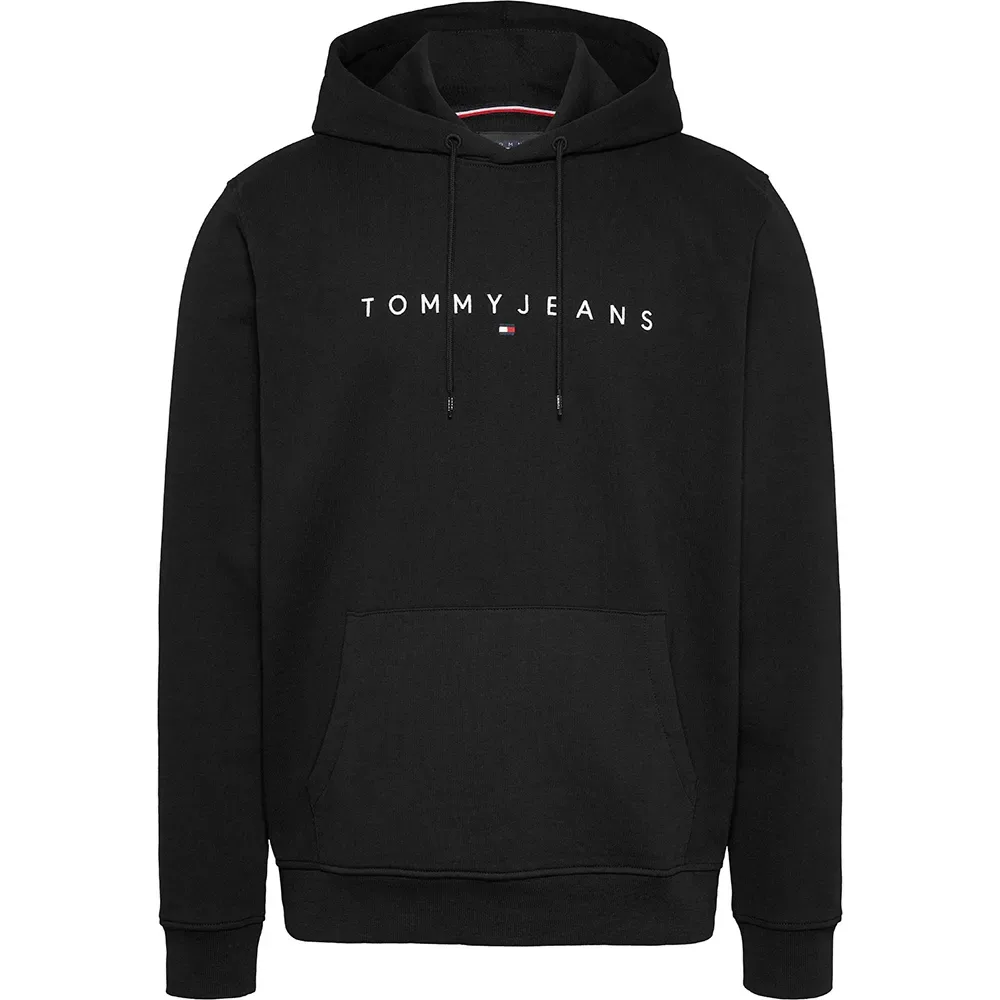 Felpa Con Cappuccio Dm0dm2076 Black L - Tommy Jeans - FashionsVida