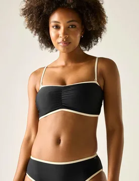 Kyra Bandeau Bikini Top Black female - Regatta - FashionsVida