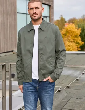 Street One Twill Jacke male Grün