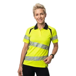 Polo à Manches Courtes Accelerate Safe 19093 Hi-Vis Yellow / Black 4XL