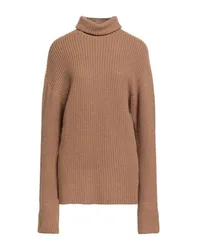 Rollkragenpullover Damen Kamel 36 Damen