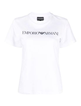 T-shirt in cotone logata
