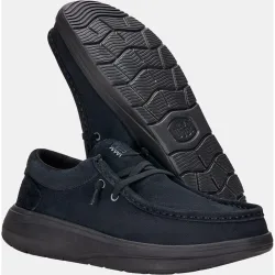 Zapatos de cordones de hombre en ante