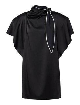 Blusa Senza Maniche Con Fiocco