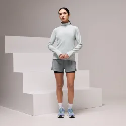 Camiseta 1-2 cremallera de running de mujer