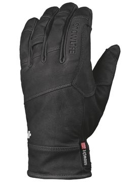 Wasserfeste Leder Handschuhe Spirit Leather DT Glove Black für Herren aus Leder Größe S schwarz