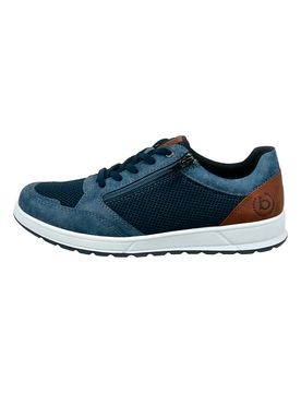 Scarpe Stringate Blu con Tomaia in Pelle 331AFB056900 43
