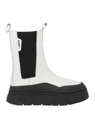 Botines de caña alta Mujer Blanco 36,37 Mujer