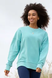 Womens Watercombe 100% Organic Cotton Sweatshirt - - Size: L