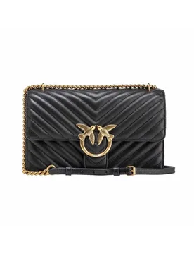 Borsa LOVE ONE Donna Pelle Nero - 100941-A0GK-Z99Q - PINKO - FashionsVida