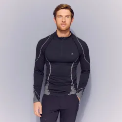 Camiseta térmica 1-2 cremallera Advance Plus de de hombre