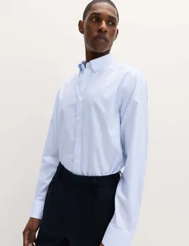 Ultimate Regular Fit Non Iron Check Shirt Blue Mix male - M&S - FashionsVida