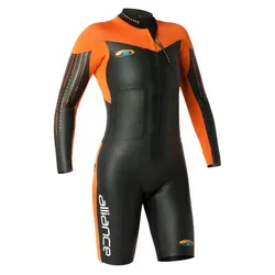 Costume Da Swimrun A Manica Lunga E Gamba Corta Alliance Orange L