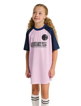 Vestito Corto A Maniche Corte Loose Tiger Soccer 3764 110-116 cm - Hummel - FashionsVida