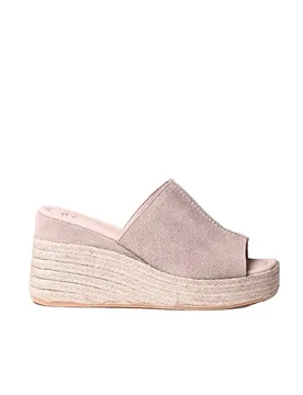 Pons Sandales Compensées En Sparte Miriam Beige EU 41