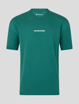 Silverstone Unisex Heritage Short Sleeve T-shirt - Green 2XL unisex - Castore - FashionsVida