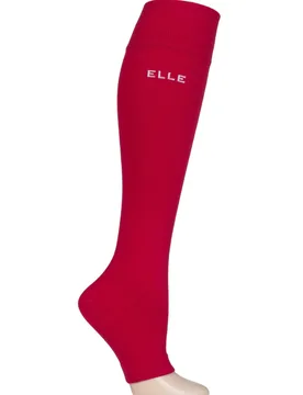 Pair Red Milk Compression Open Toe Socks Ladies Small - - Red - Size: Small - ELLE - FashionsVida