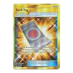 Pokemon SM Lost Thunder 235/214 Spell Tag (Secret Rare)