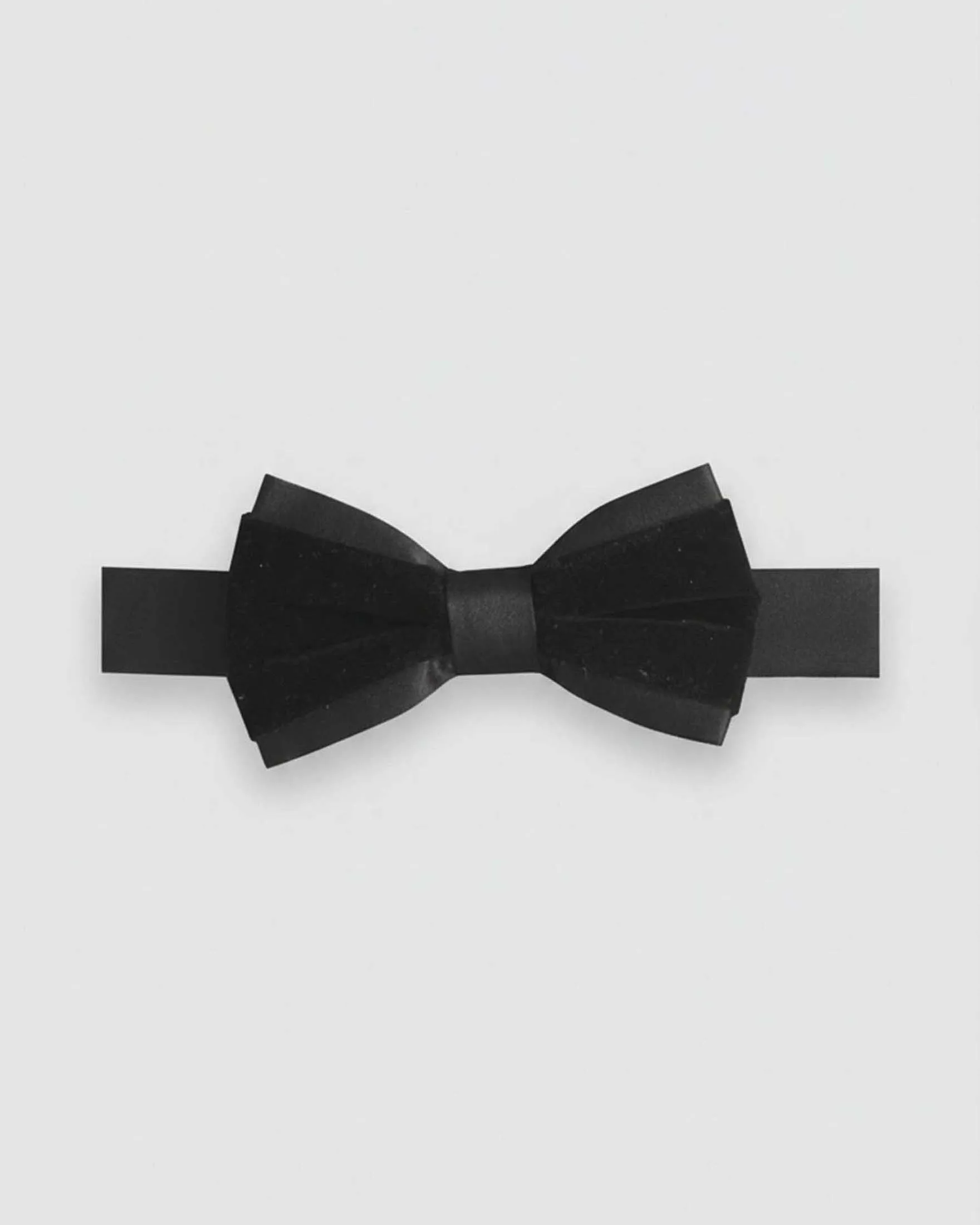 Papillon nero in raso e velluto - Antony Morato - FashionsVida