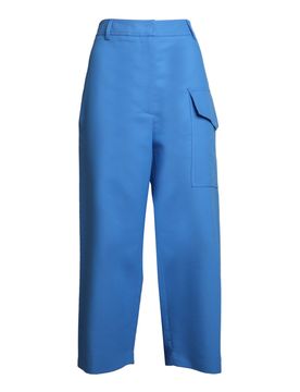 Pantaloni cropped in cotone