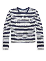 T-shirt à manches longues bleu marine L