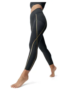 Leggings Gold Black S - Born Living Yoga - FashionsVida