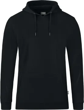 Organic Kinder Kapuzensweater, schwarz 152