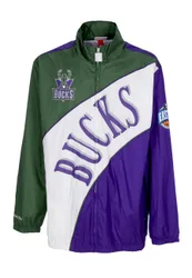 Giacca a Vento Uomo Nba Arched Retro Lined Windbreaker Milbuc Multi/white