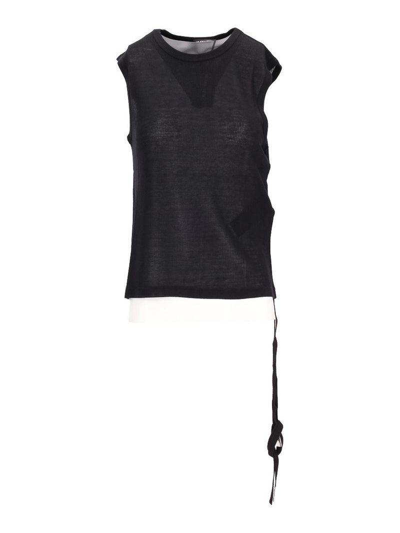Top in misto viscosa
