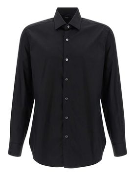Camicia in cotone elasticizzato