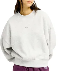 Sweat molletonné - Solar Rush Light Grey Heather en Coton - Taille M - Gris