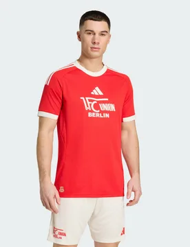 Maglia Fourth Replica Union Berlin 2025/2026 L Off White / Vivid Red - Adidas - FashionsVida