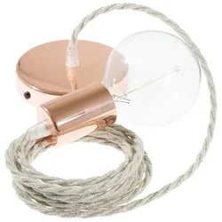 Cables Suspension Luminaire Tn01 2 M Diy Beige / Copper One Size