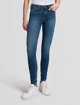 Scarlett High Rise Skinny Jean Mid Fade Größe 28x29 female - Lee - FashionsVida