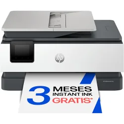 Impresora Multifunción OfficeJet Pro 8122e, Fax móvil, Wi-Fi, compatible con Instant Ink
