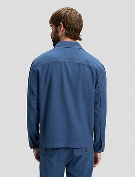 Relaxed Utility Jacket Academy Blue Größe S male