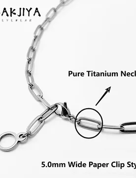 Pure Titanium Chain 5.0mm Long Flat O-Link Necklace, Lightweight Hypoallergenic Rust Industrial Chain Men Women Decorate Jewelry - Aliexpress - FashionsVida
