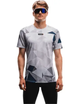 TEMPO! PRO Run T-Shirt Herren White/Blue S - Fusion - FashionsVida