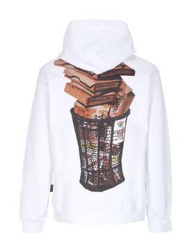 Felpa Cappuccio Uomo Prince Hoodie White