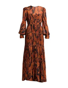 Vestido largo Mujer Marrón S Mujer - Farm Rio - FashionsVida