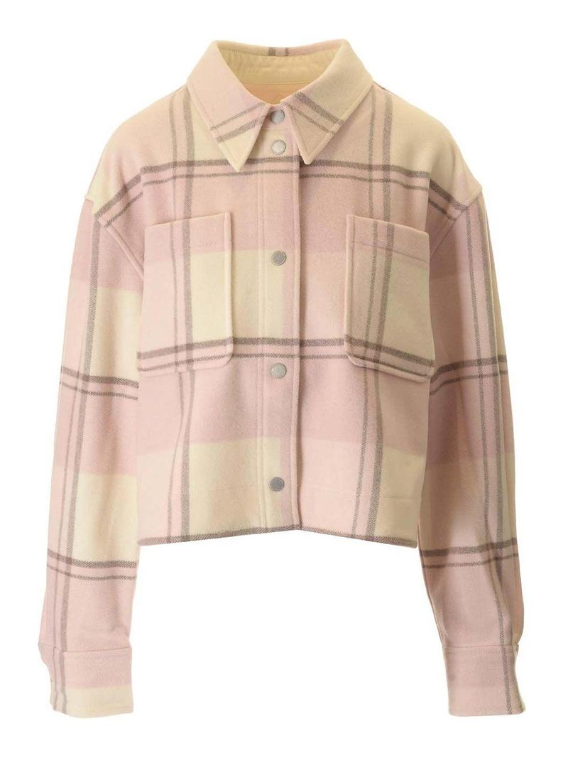 Camicia in flanella in forma Boxy