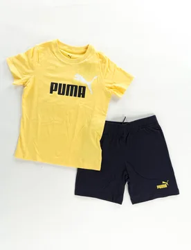 PUMA T-SHIRT+SHORT ESS LOGO RAGAZZO - Puma - FashionsVida
