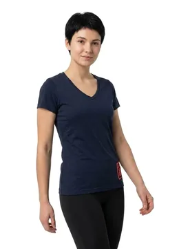 Maglietta A Maniche Corte Source Navy - 100percent - FashionsVida