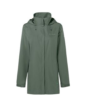 Parka de invierno para mujer Escape 2L con capucha verde oscuro 36