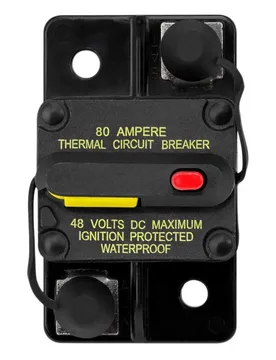 Xmd-mcb Circuit Breaker Black 80A unisex - JL Audio - FashionsVida