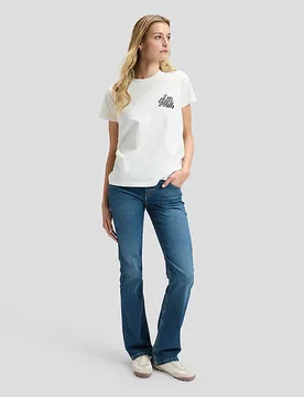Jessica Low Rise Bootcut Flap Pocket Jean Mid Fade Größe 25x31 female - Lee - FashionsVida