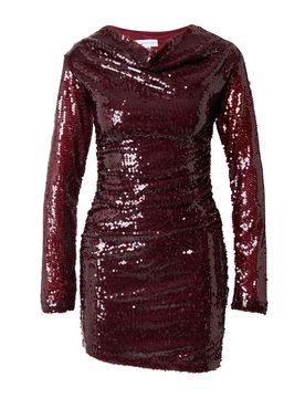 Warehouse Vestido de gala burdeos